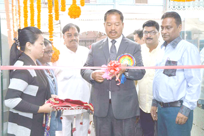 P Longon inaugurating the new medical facility.  