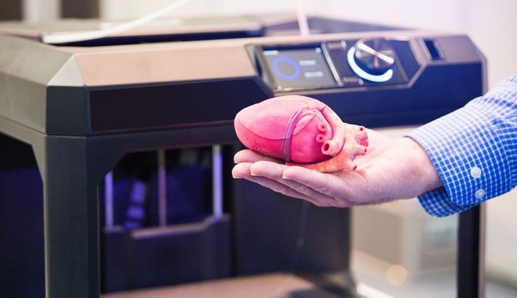 3D-printing heart