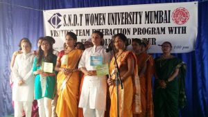 Students from Shreemati Nathibai Damodar Thackersey Women’s University in Mumbai sing during a cultural-exchange event in a college in Dimapur. The Mumbai students are in Nagaland visiting students of various colleges in Dimapur and Kohima as part of education and cultural interactions.