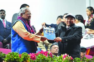 governor-pb-acharya-unveiling-the-nagaland-vision-2030-document-with-the-chief-minister-tr-zeliang-at-kisama-on-saturday