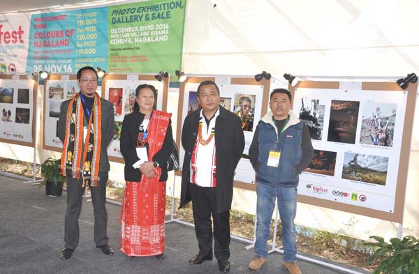Hipfest, the Hornbill International Photo contest was Inaugurated on Thursday by Temjen Toy , Principal Secretary and Finance Commissioner along with Angau I Thou Secretary Tourism at the WWII museum area in Kisama Naga heritage village . Around 35 photographers are participating in the photo contest. Two renowned Photographer from Thailand Tom Potisit and Linje ,Natwalee Aengsubwong will be part of the judges panel. Judging will take place on 8 December and prizes will be distributed to the winners on December 10.