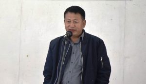 Mission Director, RMSA, Limawapang Aier speaking at the inaugural programme.