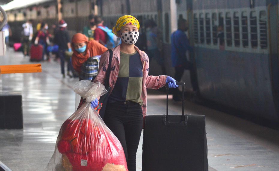 returnee arrives at Dimapur 