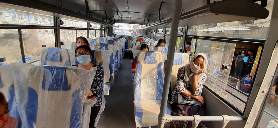 city bus in Dimapur