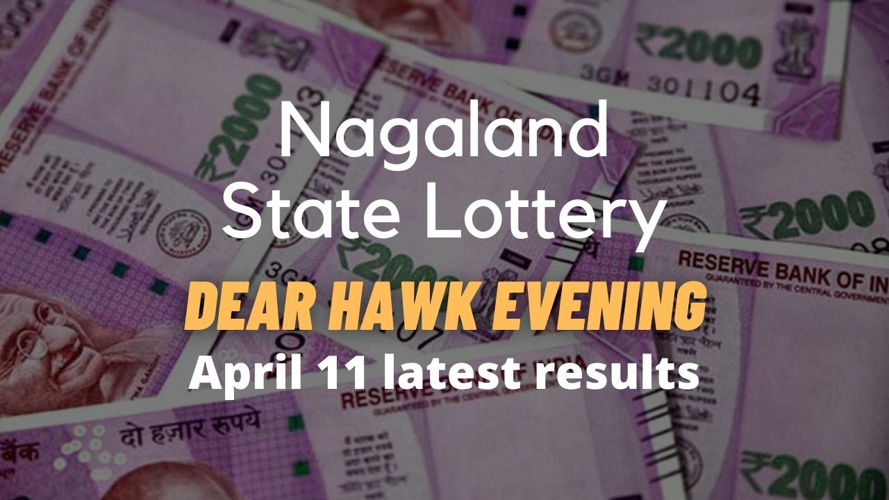 Nagaland State Lottery dear hawk evening results for april 11