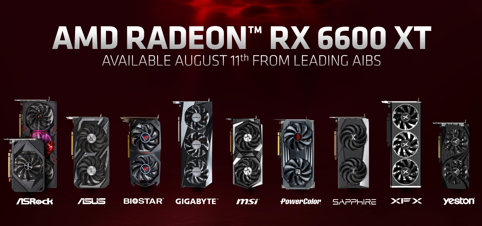 AMD Radeon 6600XT GPUs
