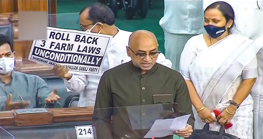 Lok Sabha witnesses repeated adjournments amid opposition protests over snooping row, farm laws
