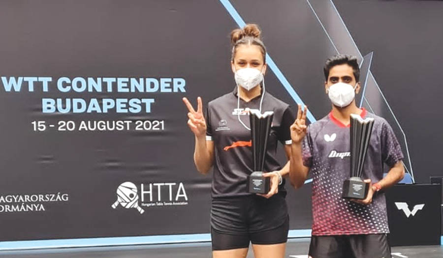 Manika-Sathiyan pair wins WTT Contender mixed doubles title