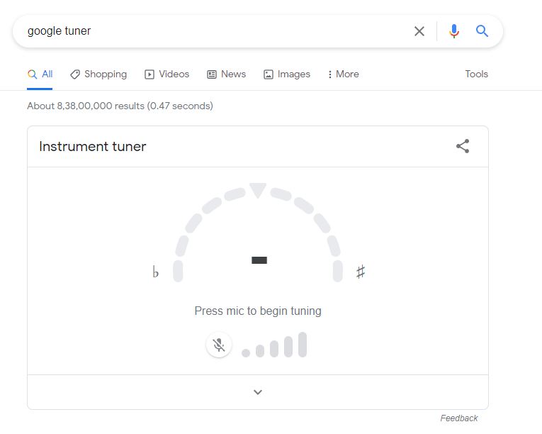 Google Tuner in google search