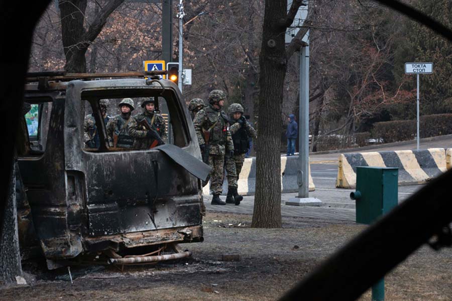 Russia-led security group to pull out troops