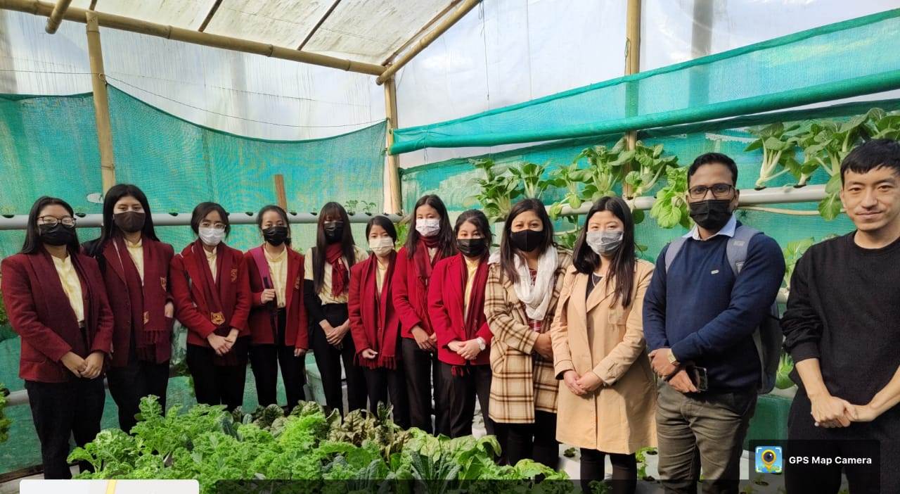 St John College visit to hydrophonics farm