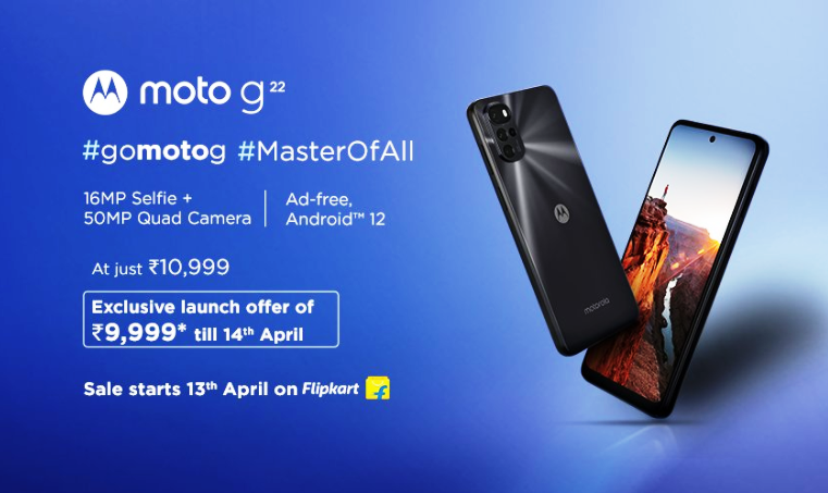 Moto G22 India
