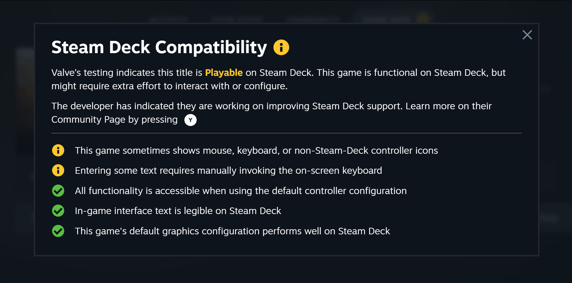 Steam Deck game compatibility