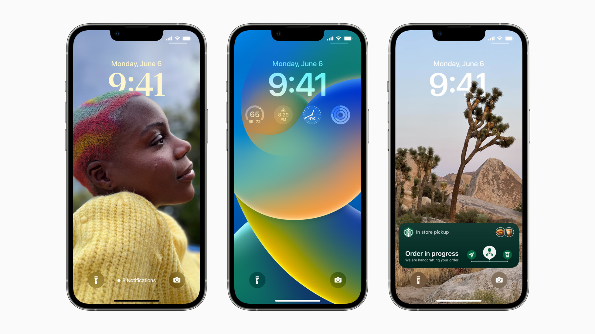 Apple iOS 16 lock screen