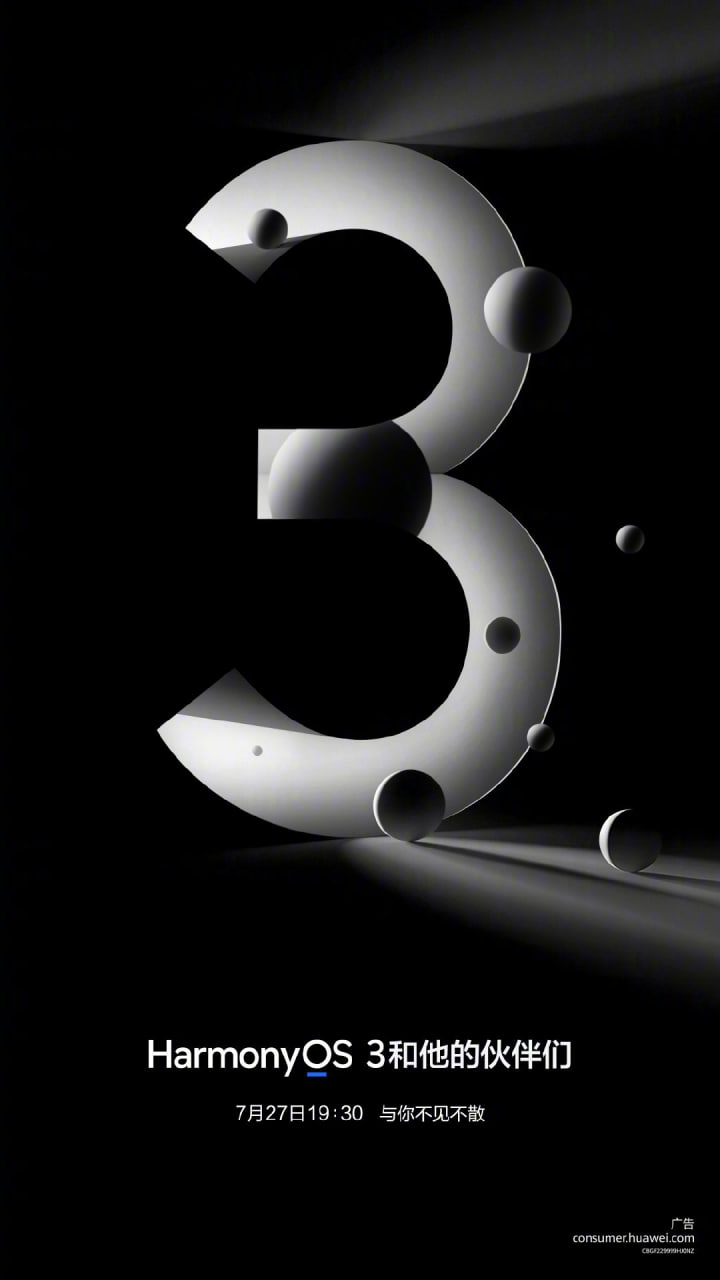 Huawei to launch HarmonyOS 3
