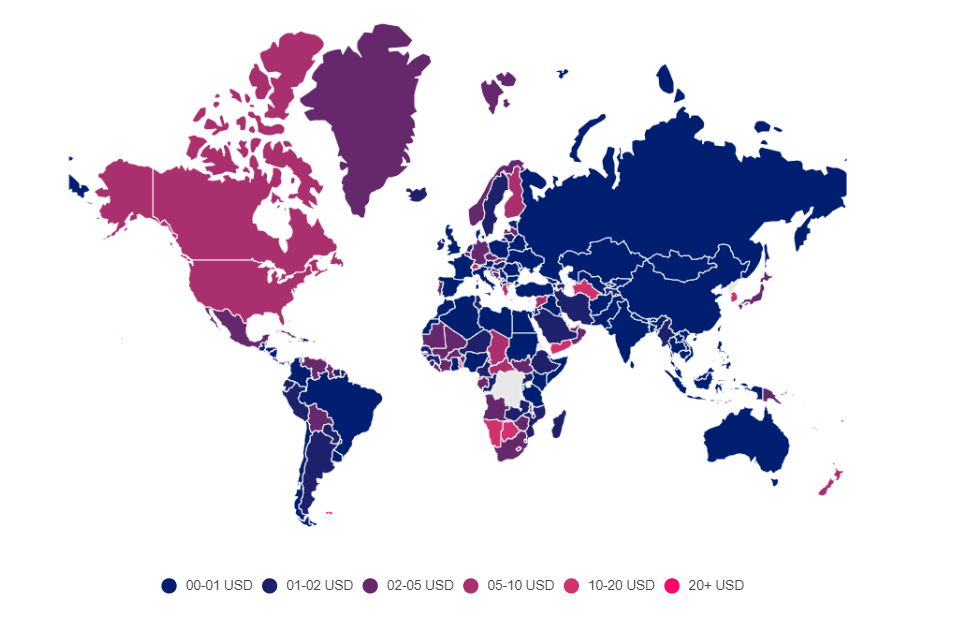India among top five countries with cheapest mobile data