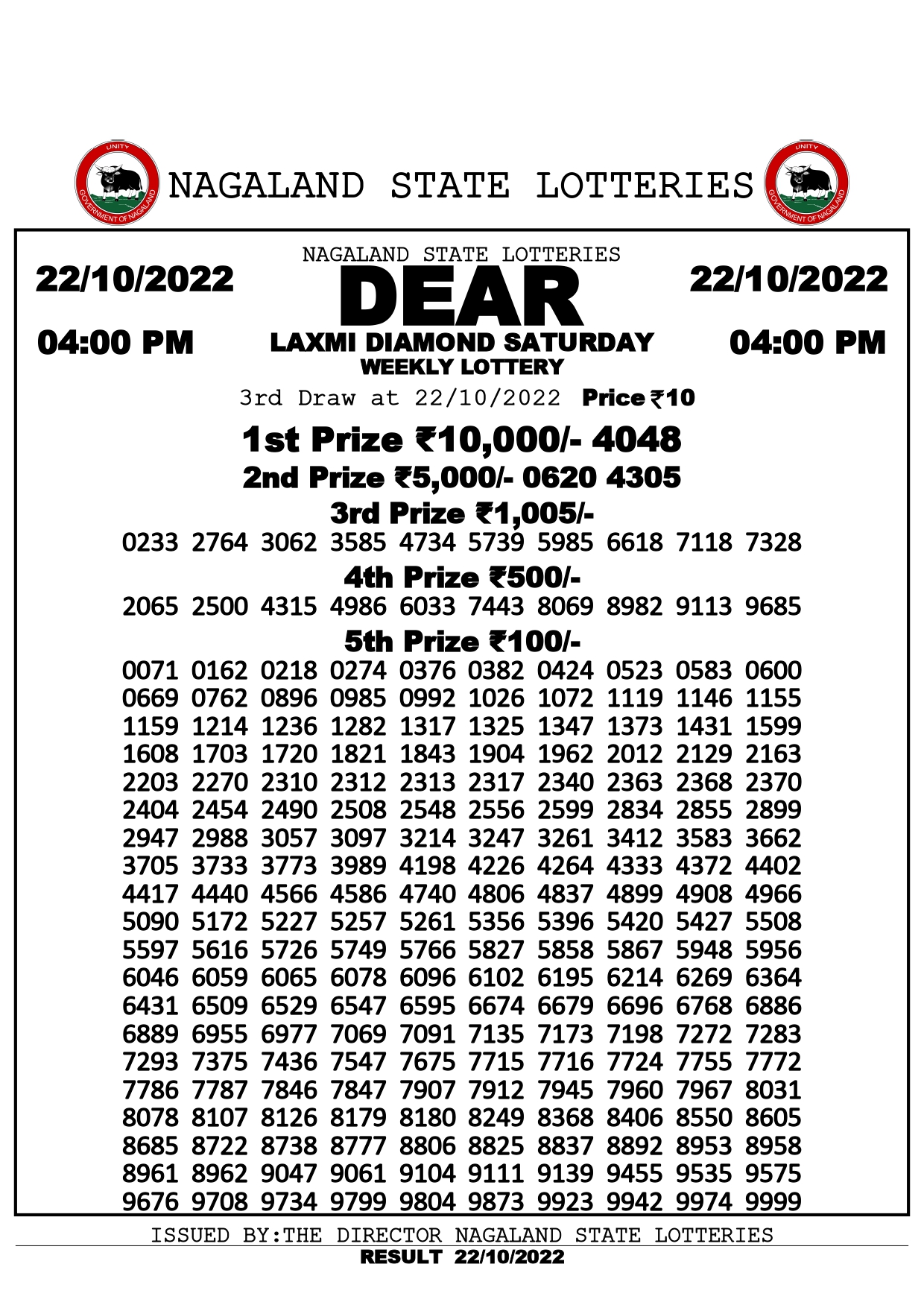 Dear Laxmi Diamond Saturday