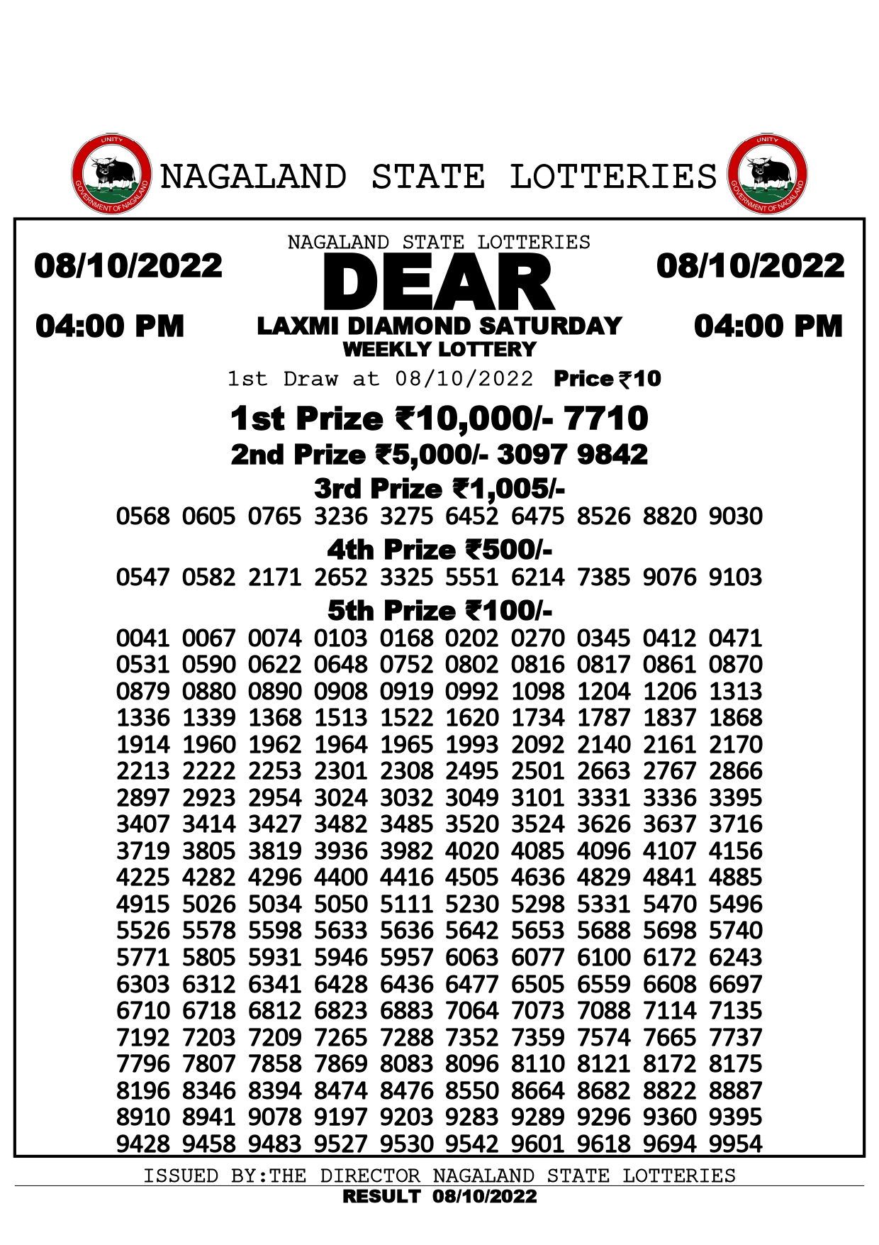 Dear Laxmi Diamond Saturday