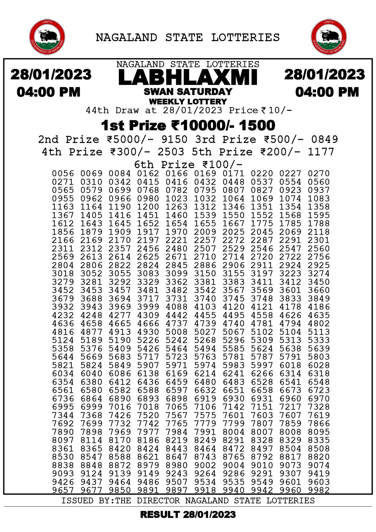 Labhlaxmi Swan Saturday