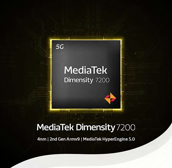 Dimensity 7200 chipset by MediaTek