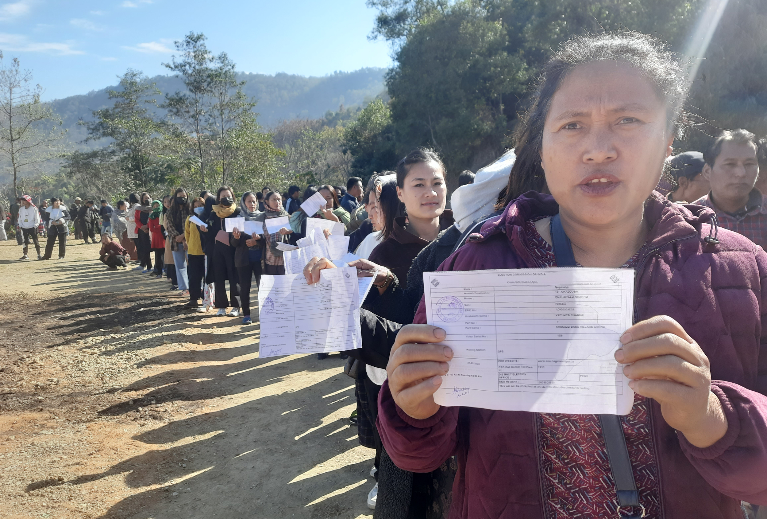 Voting in Nagaland