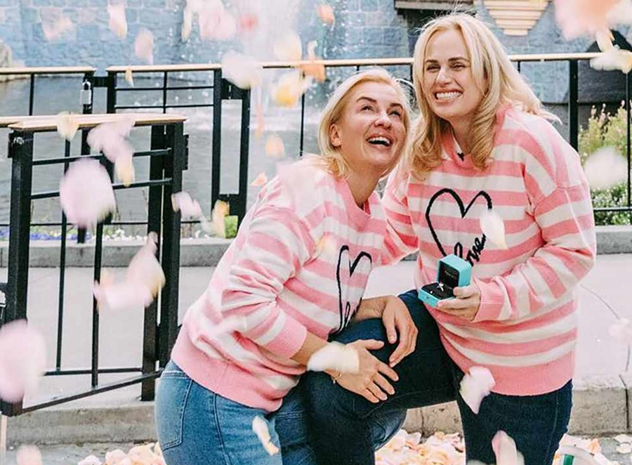 With Disneyland proposal, Rebel Wilson announces engagement to Ramona Agruma