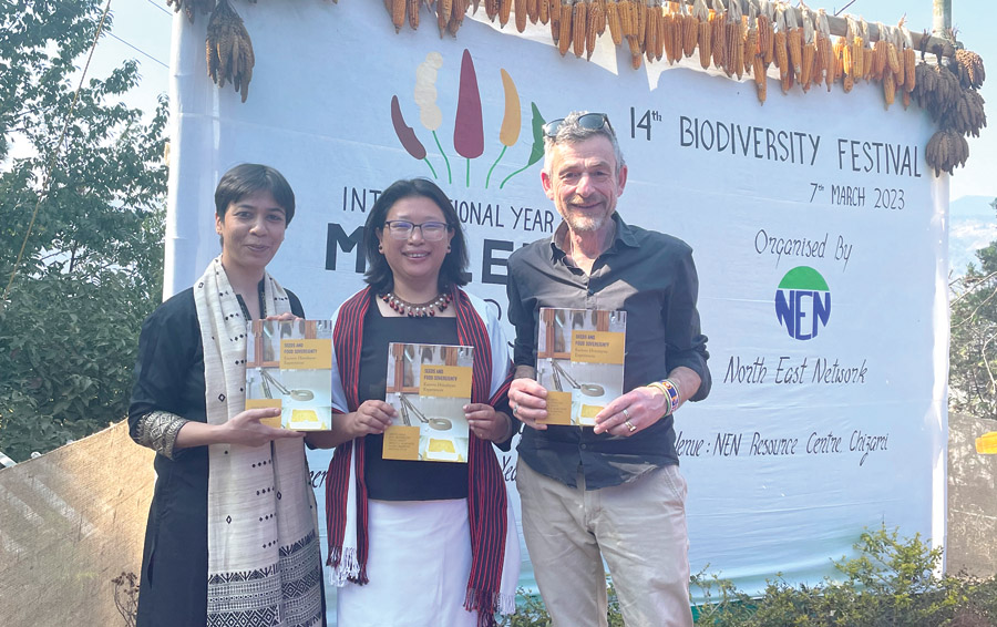 A book 'Seeds and food sovereignty’ released at Chizami