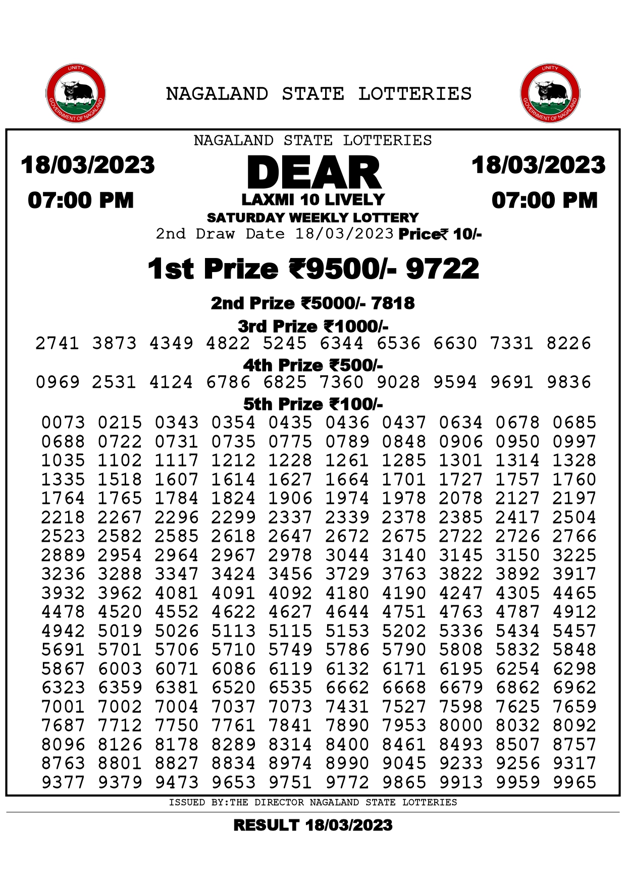 Dear Laxmi 10 Lively Saturday