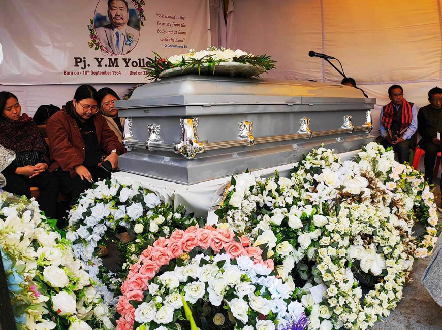 Former Nagaland minister YM Yollow Konyak laid to rest