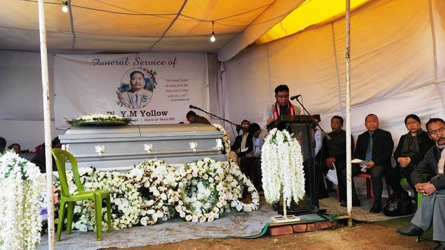 Former Nagaland minister YM Yollow Konyak laid to rest
