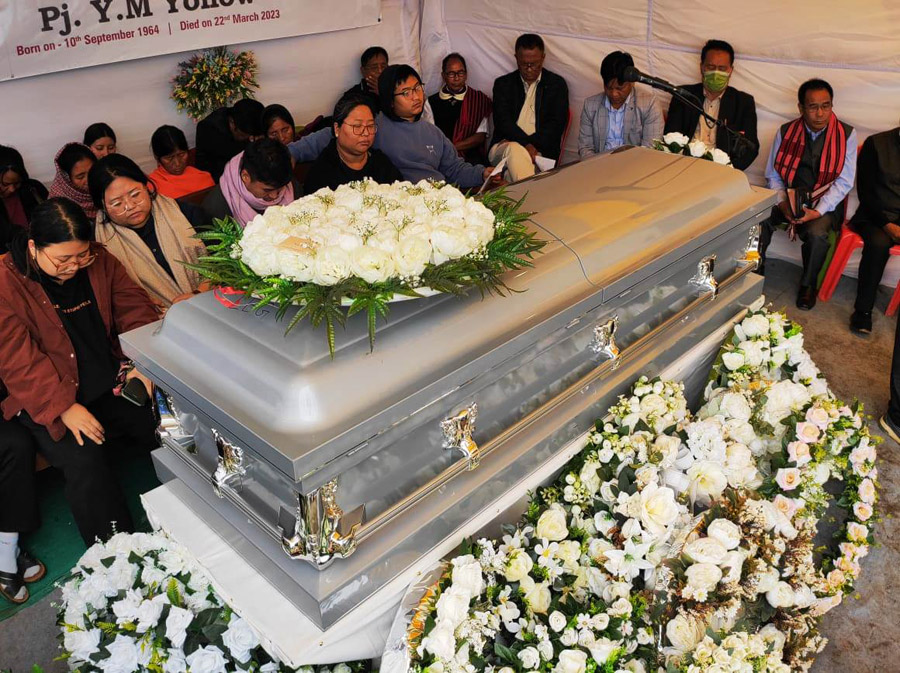 Former Nagaland minister YM Yollow Konyak laid to rest