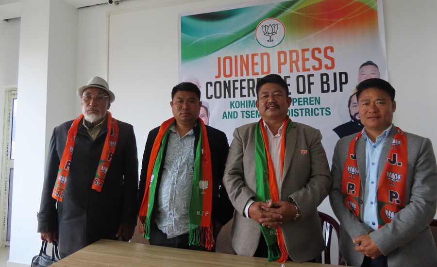 Four BJP district units demand cabinet berth for Kropol Vitsu