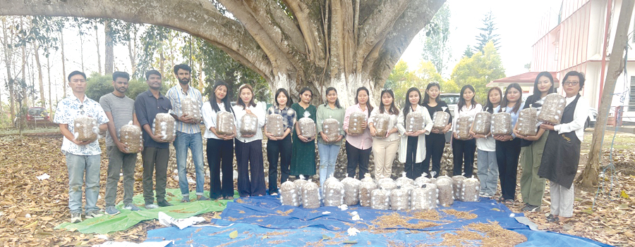 SAMETI Medziphema conducts training on mushroom production