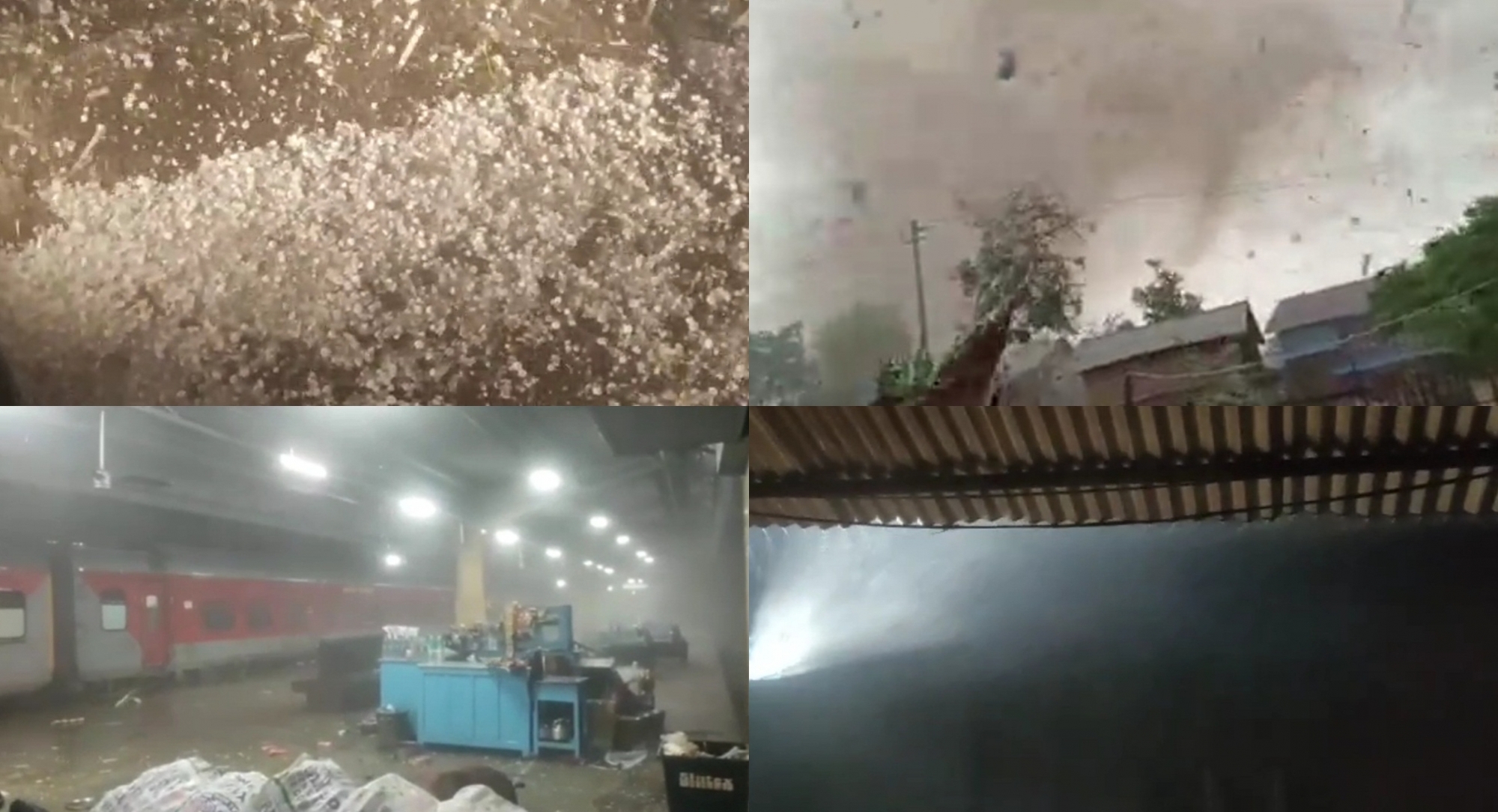 Back-to-back hailstorms in Assam's Tinsukia cause severe damages, kills 2.