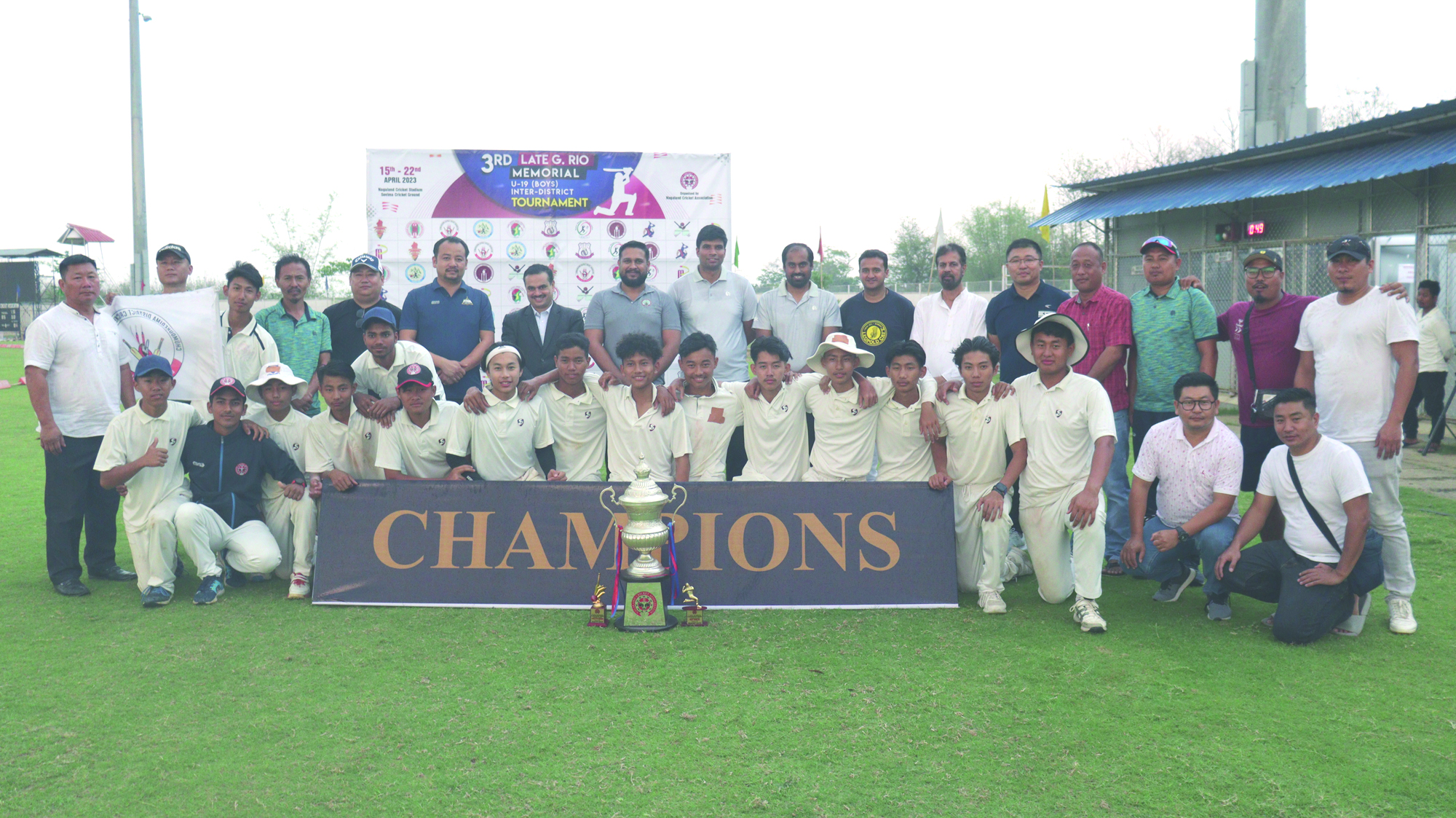 Chümoukedima lift Late G Rio Memorial U-19 cricket tournament 