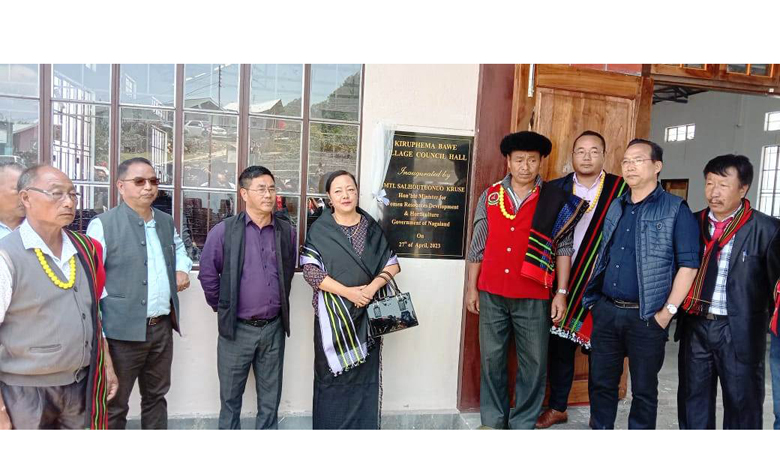 Kruse inaugurates council hall in Kiruphema