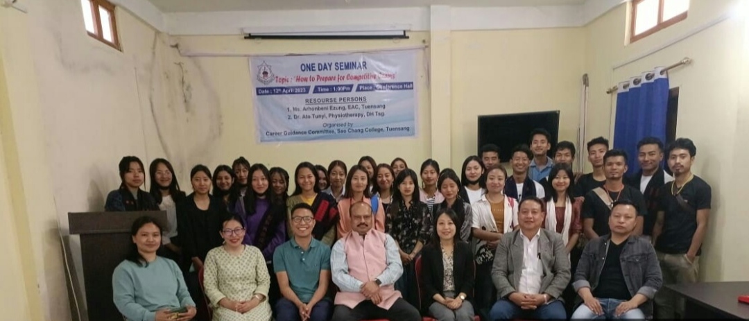 Sao Chang College organises seminar on competitive exams