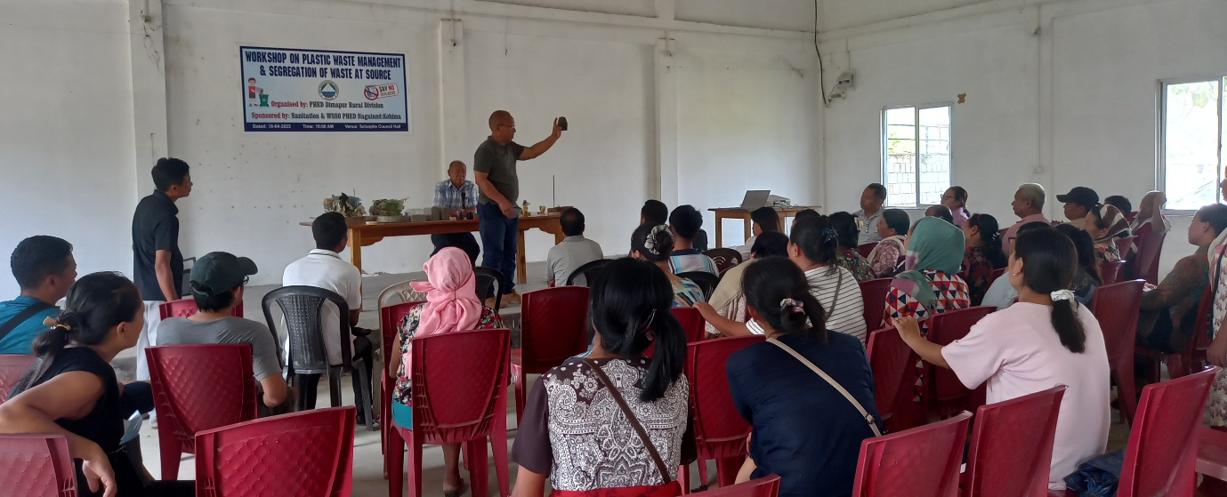 Workshop on plastic waste management held at Selouphe village 