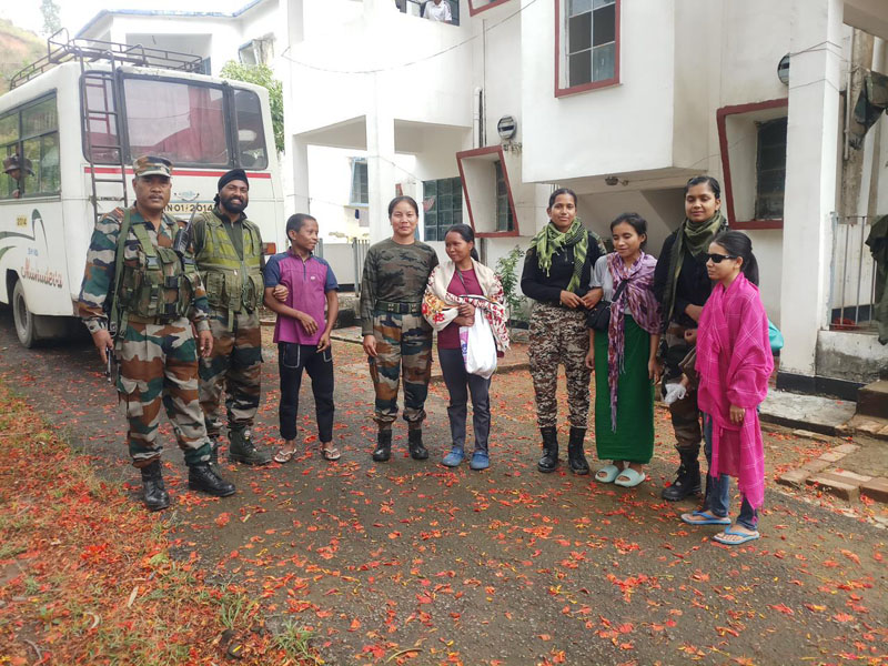 Assam Rifles evacuates blind students from Kakching in Manipur