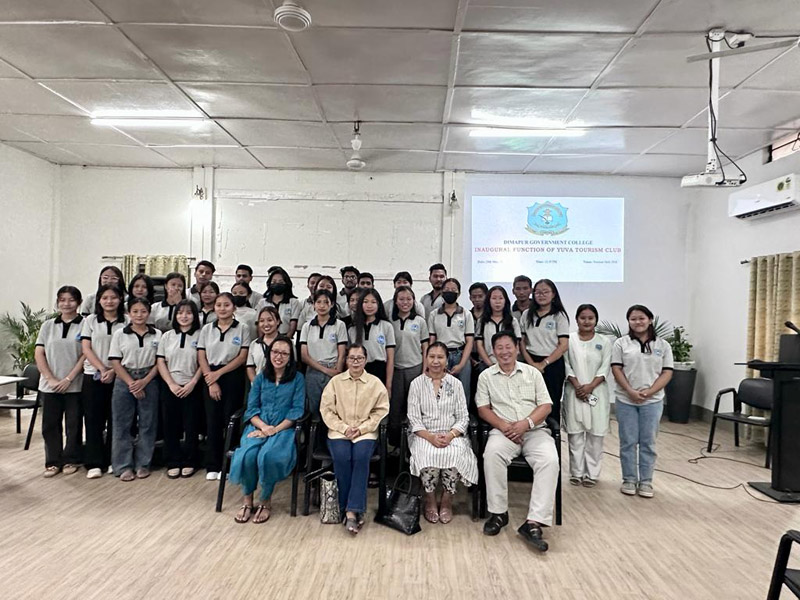 Dimapur Government College launches Yuva tourism club