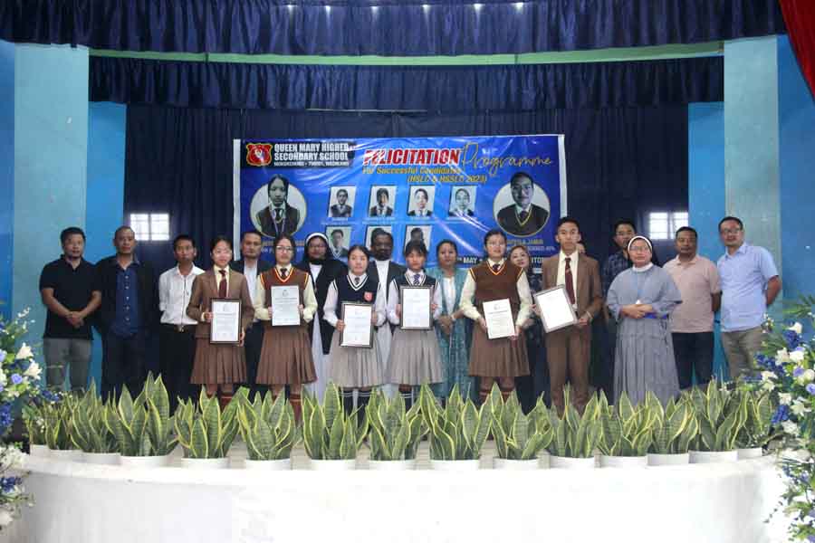 Nagaland: QMHSS felicitates successful candidates
