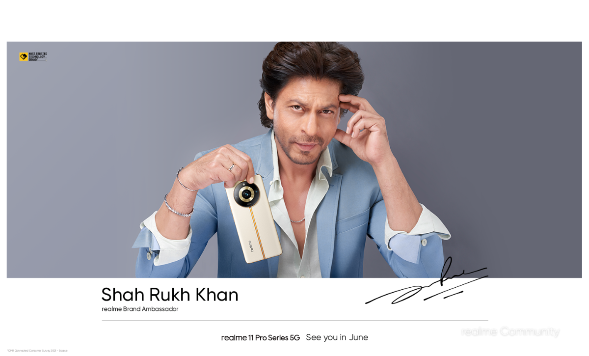 Shah Rukh Khan is Realme's new brand ambassador