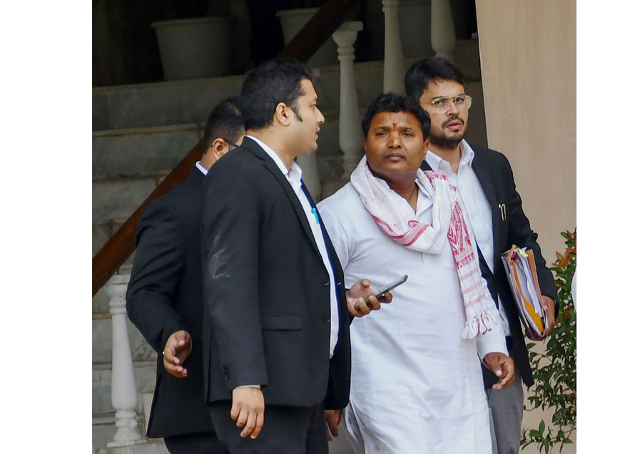 IYC President Srinivas BV in Guwahati