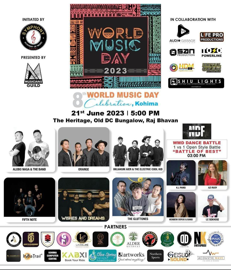 World Music Day concert in Kohima on June 21