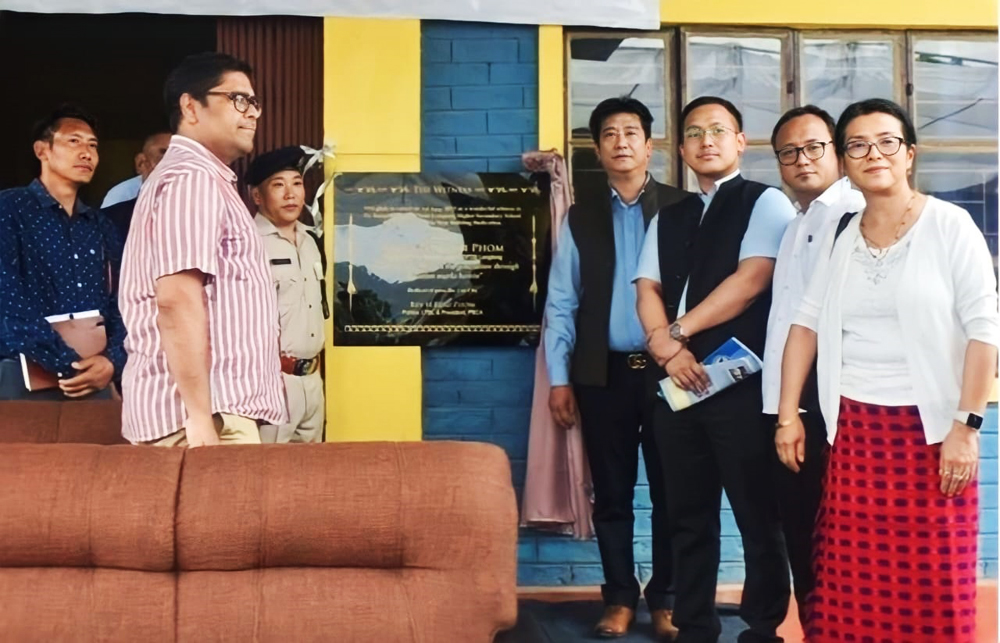 MLA inaugurates new school building in Longleng