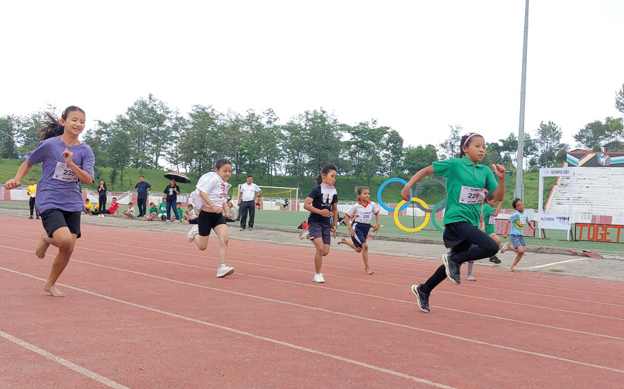 Nagaland Olympic Association (NOA)  conducts Olympic Day Run in Kohima