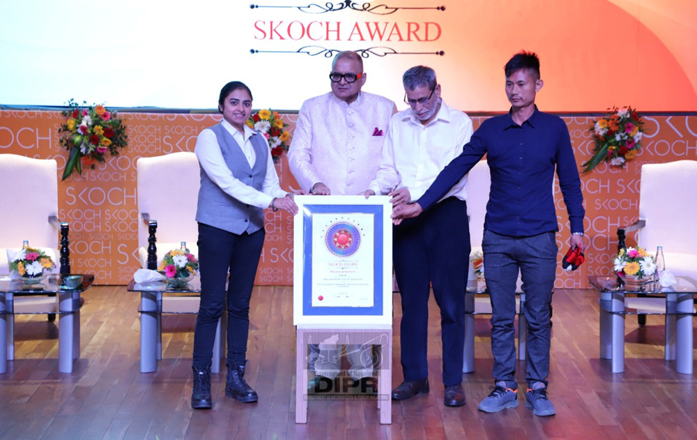 Noklak Police conferred Skoch Gold award