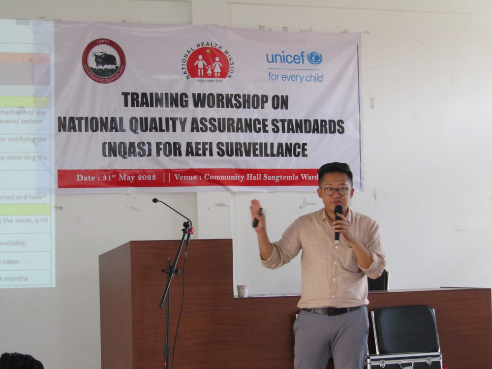 Training on NQAS for AEFI surveillance held in Mokokchung