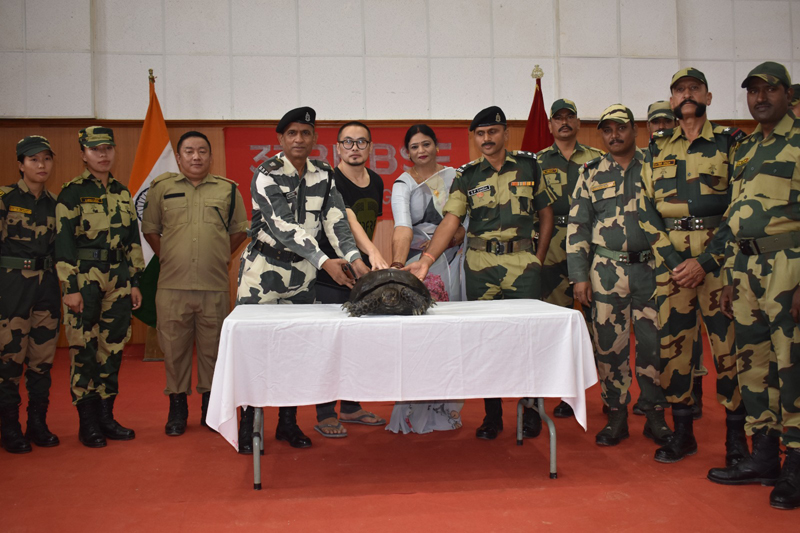 BSF rescues endangered tortoise species