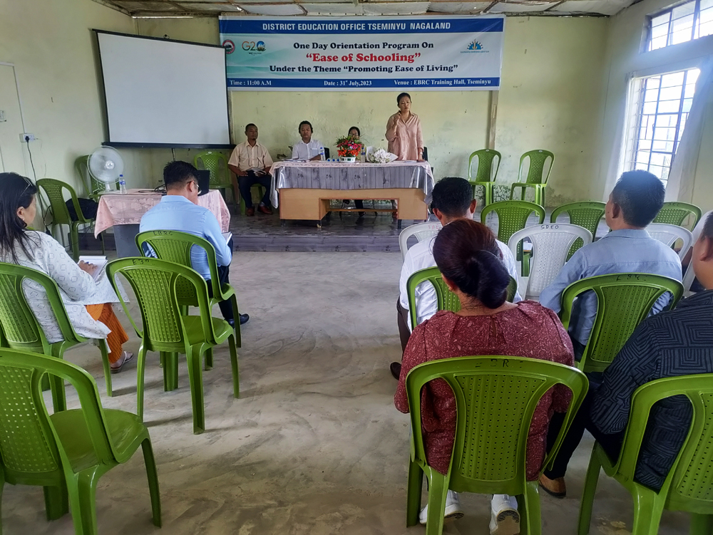 Orientation on ‘Ease of Schooling’ held in Tseminyu